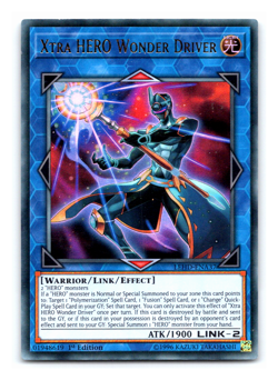 Xtra Hero Wonder Driver - LEHD-ENA37 - Ultra Rare - 1st Edition Yugioh - Image 1