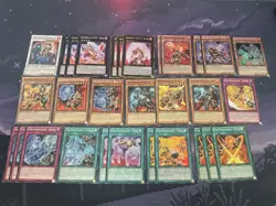 Yugioh Fire Fist Deck Core Tiger King Rooster Cardinal Tenki Tensu Coyote - Image 1