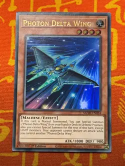YUGIOH PHOTON DELTA WING ULTRA RARE 1ST NM MZMI-EN024 - Image 1