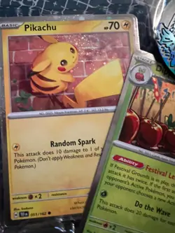 Pokemon - Pikachu 051/162 - Cosmos Foil Promo Card - Collectors Chest - Image 1