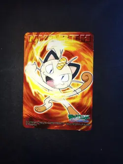 Meowth nyarth 082 Pokemon Kids Card Mini Japanese Bandai - Image 1