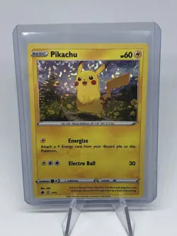 Pokemon Pikachu Holo McDonald's 2022 Match Battle Promo Card 7/15 Foil - Image 1