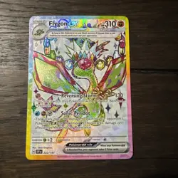 Flygon ex 222/191 Sv08: Surging Sparks Holo Ultra Rare NM Pokemon Card 2024 - Image 1
