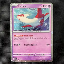 Pokemon Card Latias 139 Black Star Promo Cosmo Holo Near Mint - Image 1