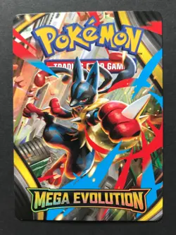 Lucario Trainer Tips Mega Evolution Pokemon Card Prerelease Battle Box Artwork - Image 1