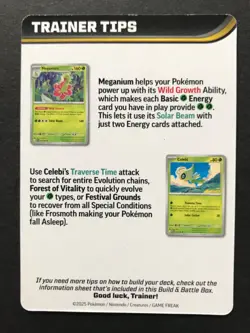 Lucario Trainer Tips Mega Evolution Pokemon Card Prerelease Battle Box Artwork - Image 2