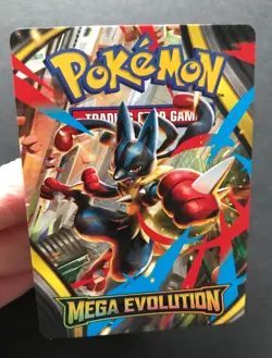 Lucario Trainer Tips Mega Evolution Pokemon Card Prerelease Battle Box Artwork - Image 4