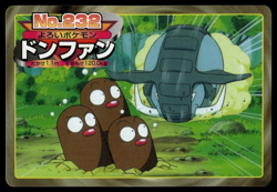 Dugtrio Vs Donphan No. 232 Topsun Battle Pokemon Card Japanese - Image 1