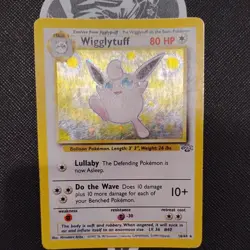 Pokemon Card TCG Holographic Rare Unlimited Edition Wigglytuff 16/64 Jungle MP - Image 1