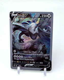 Custom SPARKLING HOLO Lugia V Lugia Card READ DESCRIPTION BELOW - Image 1