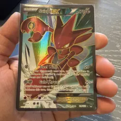 Scizor EX 119/122 Pokemon Breakpoint Full Art Ultra Rare Card NM - Image 2