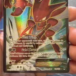 Scizor EX 119/122 Pokemon Breakpoint Full Art Ultra Rare Card NM - Image 4