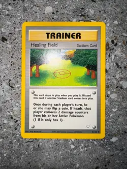 Pokemon TCG Cards Healing Field 61/64 Neo Revelation Uncommon - Image 3