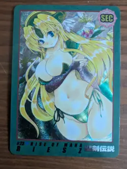 Riesz Rise of Mana Sexy Anime Waifu Doujin Girls Foil Art Card Secret Rare - Image 1