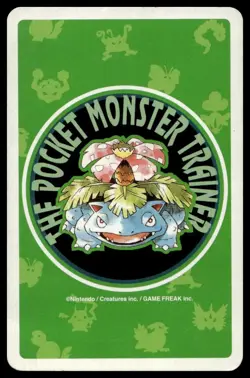 Professor Oak Joker Japanese Pokemon Venusaur Green Poker Cards - Image 2