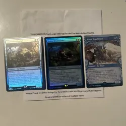 Magic MTG Azure Beastbinder Bloomburrow (x3: Foil, Foil Promo, Showcase) - Image 1