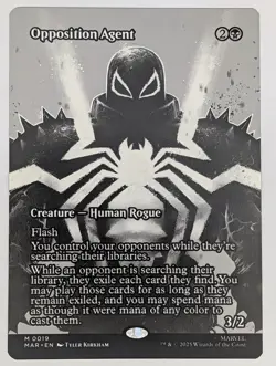 (Regular) Opposition Agent (Borderless) (0019) Spider-Man Mtg NM - Image 1