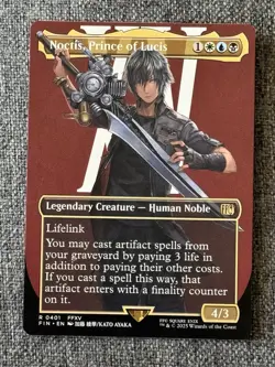 Magic The Gathering Noctis, Prince of Lucis (Borderless) Final Fantasy Regular - Image 1