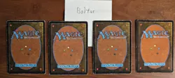 MTG Stone - Four (4) Stone-Throwing Devil - Arabian Nights HP Condition - Image 2