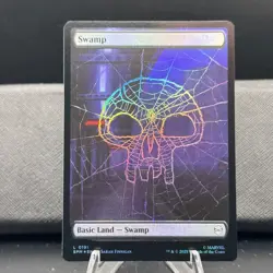 Magic the Gathering, Spider-Man - Swamp, #0191 - Foil - Image 1