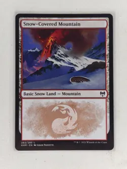 Snow-Covered Mountain (282) - Kaldheim (KHM) MTG Magic the Gathering - NM+ - Image 1