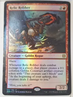 Relic Robber -FOIL - Zendikar Rising - Magic the Gathering MTG Nice! - Image 1
