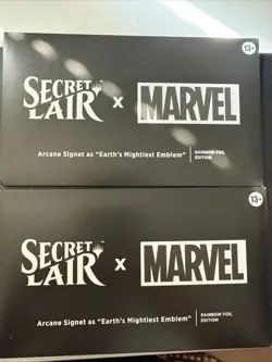 2 Secret Lair x Marvel's Earth's Mightiest Emblem - Arcane Signet SEALED IN HAND - Image 1
