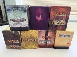 MTG Magic the Gathering EMPTY Fat Pack Box Lot of 7 - Used - Image 1