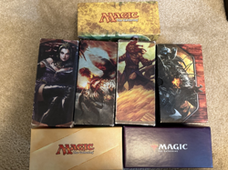 MTG Magic the Gathering EMPTY Fat Pack Box Lot of 7 - Used - Image 2