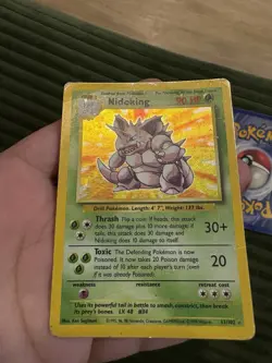 Pokemon Nidoking, 1st Edition Machamp, Gyarados Damaged Bundle - Image 3