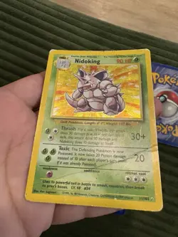 Pokemon Nidoking, 1st Edition Machamp, Gyarados Damaged Bundle - Image 4