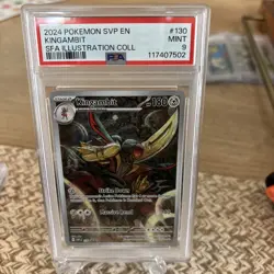 2024 POKEMON SVP EN KINGAMBIT SFA ILLUSTRATION RARE #130 GEM MINT PSA 10 - Image 1