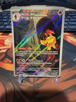Pokemon TCG Armarouge Illustration Rare 203/198 Sv01: Scarlet & Violet Base Set - Image 1