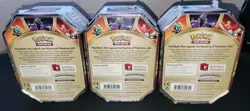 Pokemon TCG Complete Set Mysterious Powers Tins SEALED Ho-oh Necrozma Marshadow - Image 2