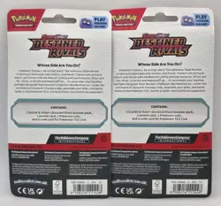 Pokemon TCG Destined Rivals Checklane Blister [Zarude] (Lot Of 2) - Image 2