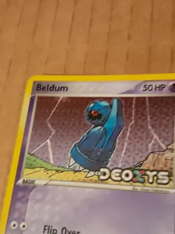 Pokemon Beldum 55/107 Deoxys Reverse Holo Rare LP See Pictures - Image 2