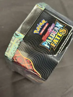 Pokemon TCG Paldean Fates Tin - Shiny Great Tusk ex (5 Packs) - Sealed - Image 3