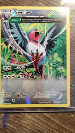 Pokemon TCG Swellow Roaring Skies 72/108 Black Star Reverse Holo - Image 1