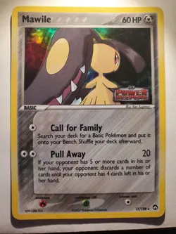 Mawile 17/108 Power Keepers Stamped Holo Rare Light Play Pokemon DNA GAMES - Image 1