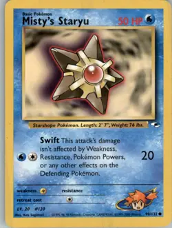 2000 Gym - Heroes Misty’s Staryu Basic/Common #90 - Image 1