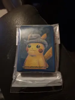 Pokemon X Van Gogh Museum Sleeves Pikachu with Grey Felt Hat - SEALED Pack Of 65 - Image 1