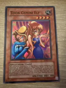 Yu-Gi-Oh Toon Gemini Elf Limited Edition Super Rare DL6-EN001 LP - Image 1