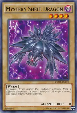 Yugioh! LP Mystery Shell Dragon - CORE-EN001 - Common - Unlimited Edition Lightl - Image 1