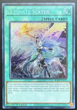 Ultimate Slayer RA02-EN070 Secret Rare 1st Edition Yu-Gi-Oh! Mint/Near Mint - Image 1