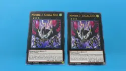 2x NUMBER 3 CICADA KING 1ST EDITION BLAR-EN028 ULTRA YUGIOH NM UNPLAYED - Image 1