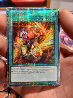 Lightning Storm (New Art) (Quarter Century Secret Rare) RA04-EN094 Quarter... - Image 1
