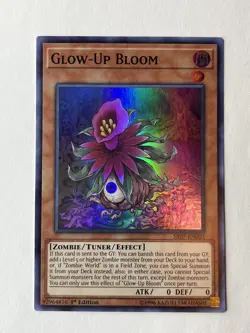 Yu-Gi-Oh! Glow-Up Bloom SR07-EN003, 1st Edition, Super Rare, NM - Image 1