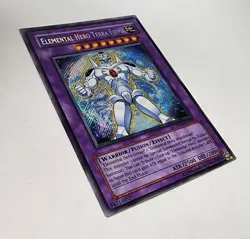 YUGIOH Elemental Hero Tera Firma PP02-EN009 Near Mint HOLO BLEED - Image 3