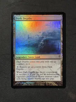 MTG Dark Depths Foil Used Rare Card - Image 1