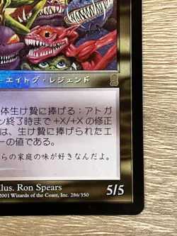 Atogatog Foil Japanese Version Old Frame Collectible Card - Image 5